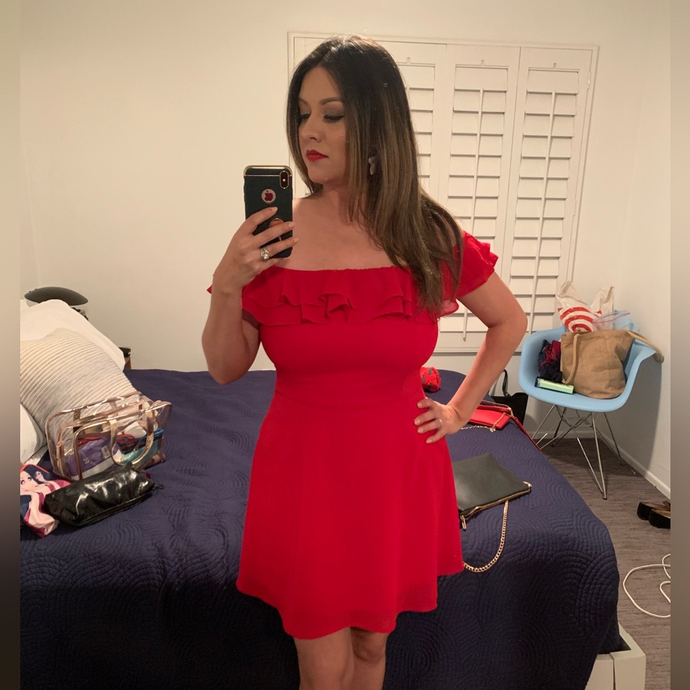 Off the shoulder dress